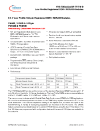 Datasheet HYS72D128520GR-7F-B manufacturer Infineon
